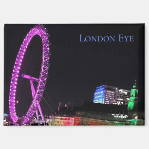London Eye at Night Magnet