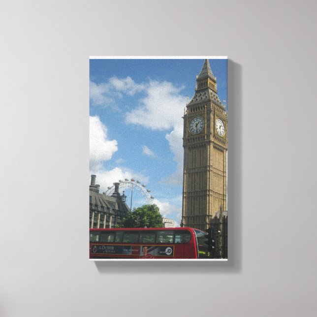 London Eye & Big Ben Canvas Print (Front)
