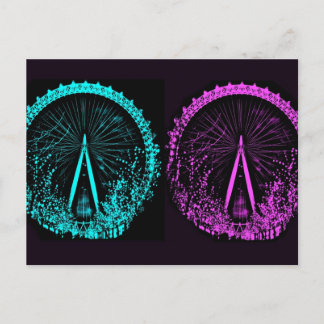 London Eye Collage Postcard