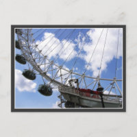 London Eye Crop Postcard