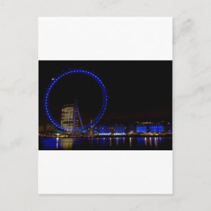 London Eye Night view Postcard