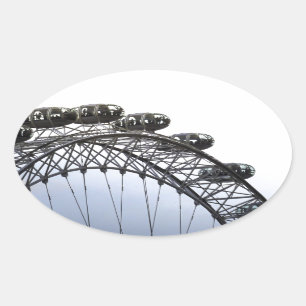 London Eye Oval Sticker