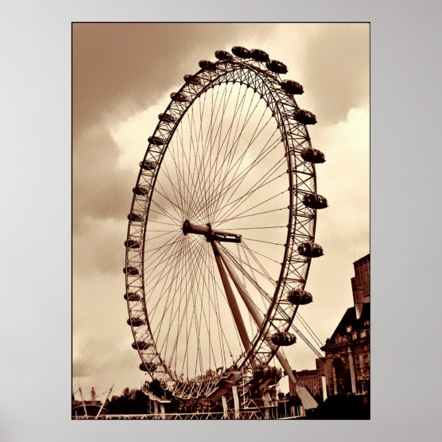 LONDON EYE POSTER (Front)
