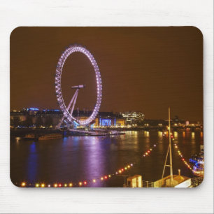London Eye, River Thames and lights from Mouse Pad