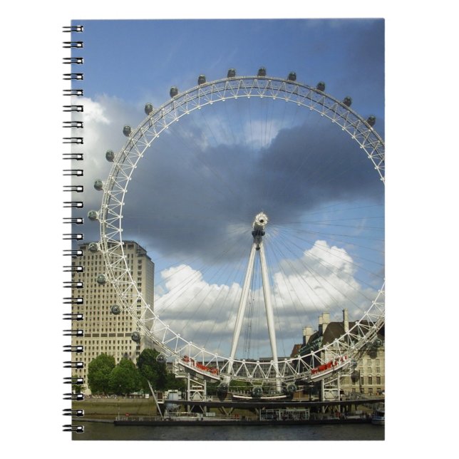 London Eye Spiral Notebook (Front)