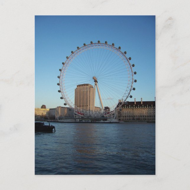 London Eye & Thames Postcard (Front)