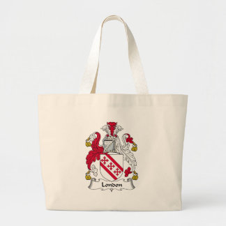 London Family Crest Large Tote Bag