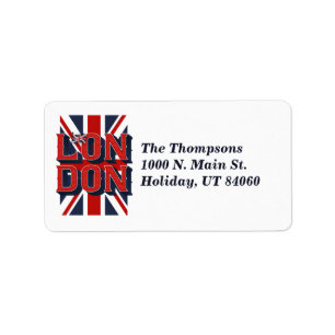 London Flag / Mailing Labels