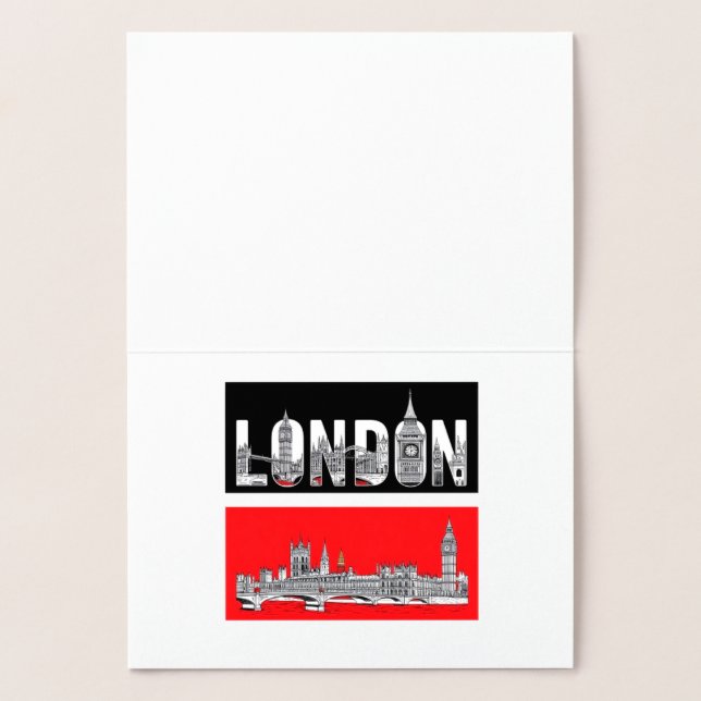 LONDON FOIL CARD (Inside)