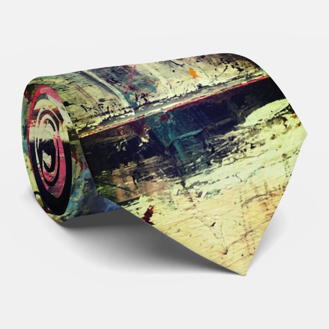 London Grafitti Neck Tie (Rolled)