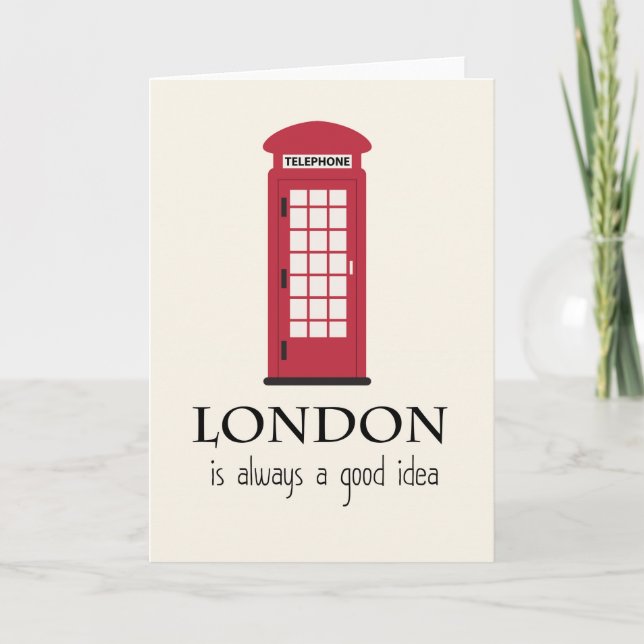 London Greeting card (Front)