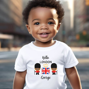 London Guards Dark Skin Name Toddler T-Shirt