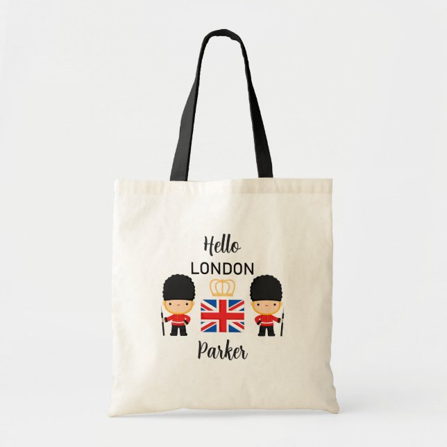 London Guards Name British England  Tote Bag (Front)