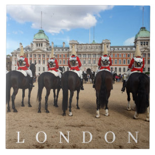 London Horse Guards ceramic tile