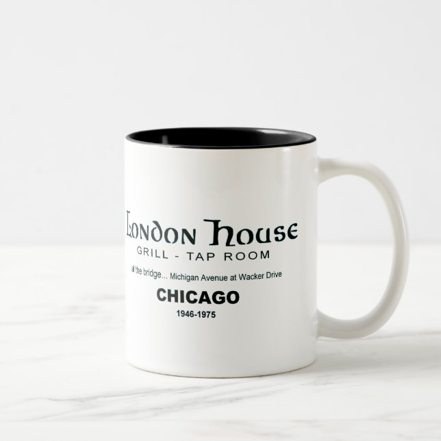 London House Restaurant Club, Chicago, IL Two-Tone Coffee Mug (Right)