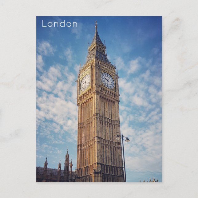 London - Houses of Parliament Holiday Postcard (Front)