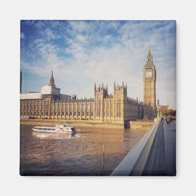 London - Houses of Parliament Magnet (Front)