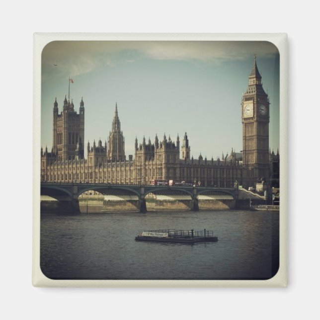 London - Houses of Parliament Magnet (Front)
