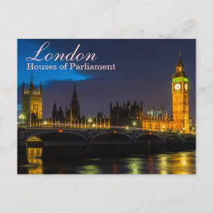 London - Houses of Parliament postcard