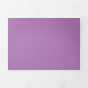 London Hue,Opera Mauve,Pale Purple, Tri-Fold Card