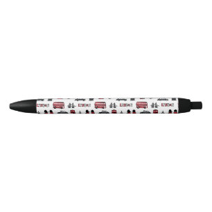 London icons black ink pen