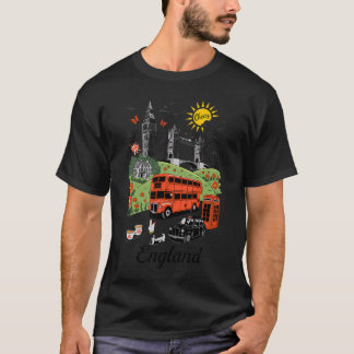 London Icons England Landmarks T-Shirt