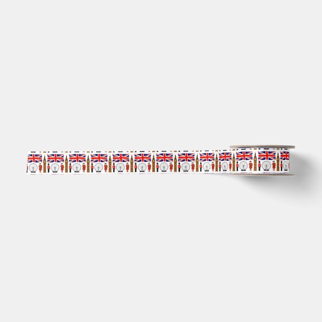 London Icons Satin Ribbon (Front)