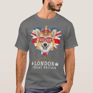 London Idea For Kids With Union Jack Flag Of Engla T-Shirt