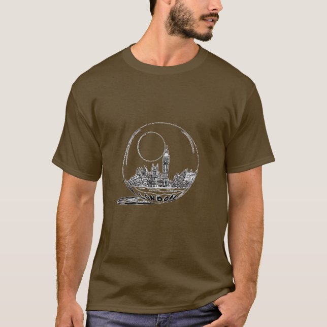 London in a glass ball . T-Shirt (Front)