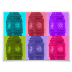 London in colour photo print