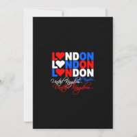 London invitation - choose style & customise!