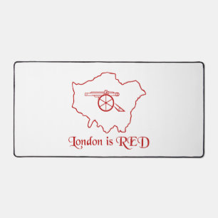 London Is Red Arsenal  Desk Mat