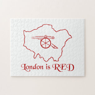 London Is Red Arsenal  Jigsaw Puzzle