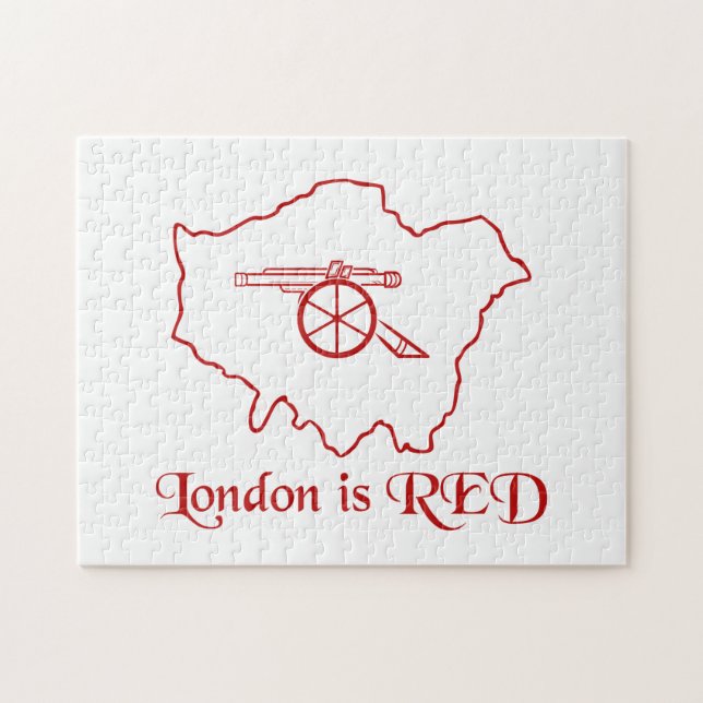 London Is Red Arsenal  Jigsaw Puzzle (Horizontal)