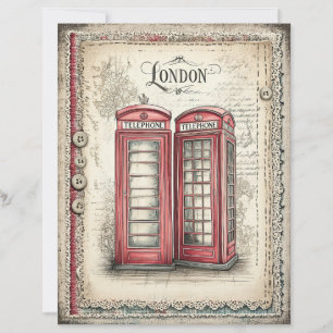 London & Lace Decoupage scrapbook paper