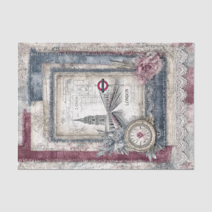 London & Lace Decoupage  Tissue Paper