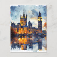 London Landmarks Night Scenery UK Historical
