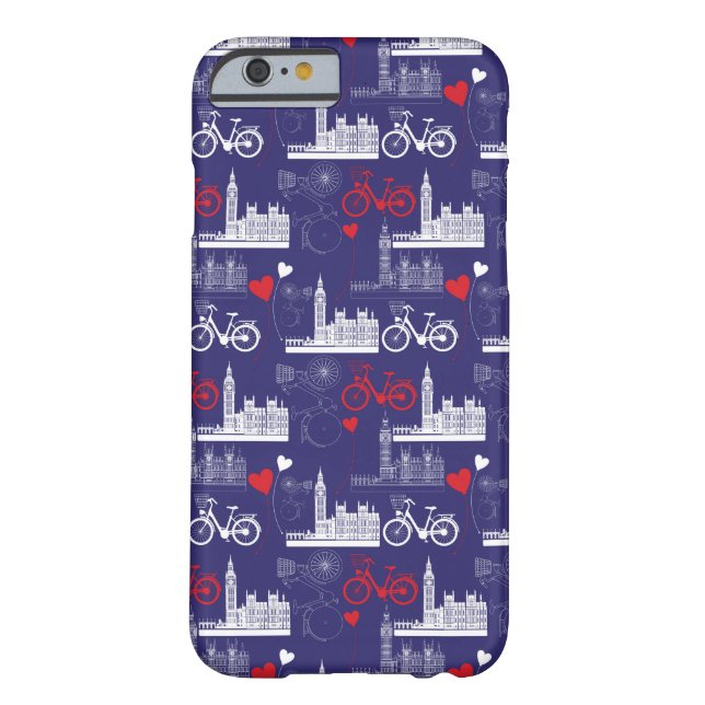 London Landmarks Pattern Case-Mate iPhone Case (Back)
