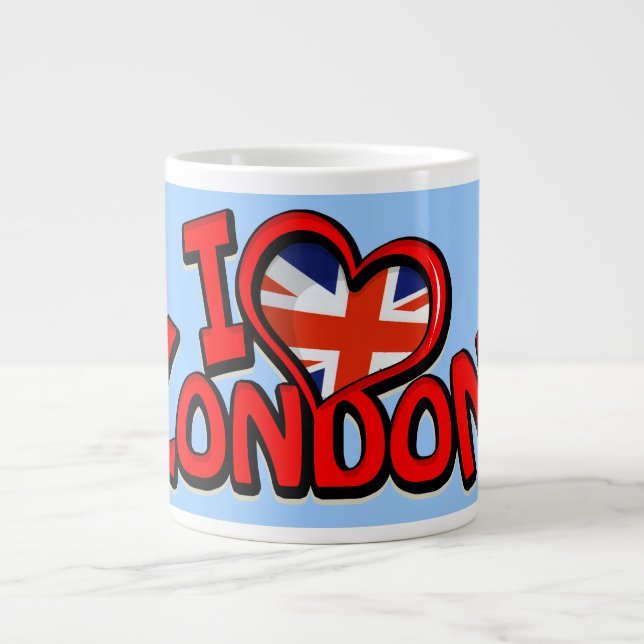 London Large Coffee Mug (Front)
