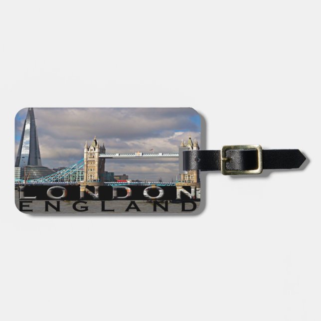 London Luggage Tag (Front Horizontal)