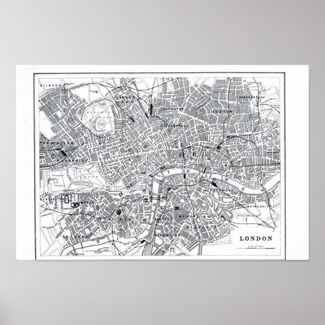 London Map Poster (Front)