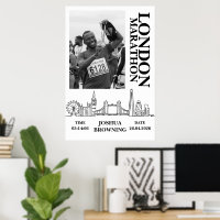 London Marathon Personalised medal photo