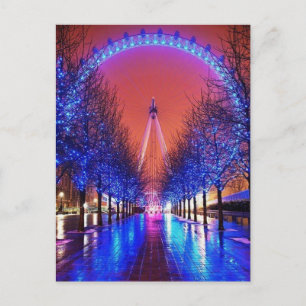 London Merry-Go-Round Postcard