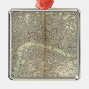 London Metal Tree Decoration