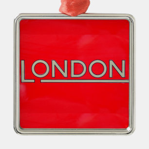 London Metal Tree Decoration