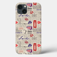 London Newspaper Pattern