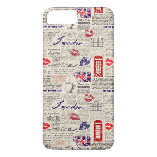 London Newspaper Pattern Case-Mate iPhone Case