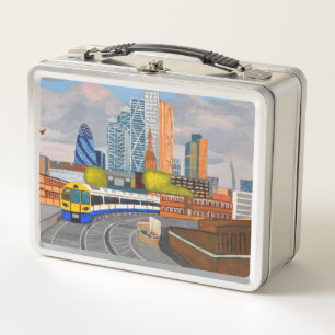London Over land train lunch box