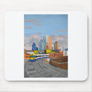 London Overland train- Hoxton station Mouse Pad