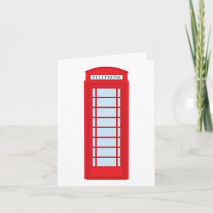 London phone booth card